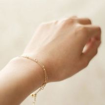 bracelet chaîne à perles double couche boutique dames printemps nouveau simple pas cher bijoux à la main