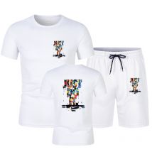 Ensembles pour hommes Costume d'été Tenue deux pièces Vêtements de sport T-shirts Shorts Marque de mode Jogging Fitness Vêtements de sport Ensemble court pour hommes
