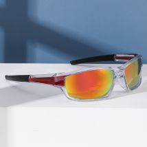 Men's Glasses Fishing Glasses Men's Coated Reflective Sunglasses UV400 Sports Riding Motorcycle Sunglasses Trendy