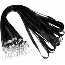 Amazon Hot Sale ID Badge ID Card Lanyard Security Badge Lanyard Ribbon Polyester Belt Rotating Hook Clip Neck Strap