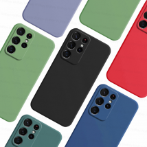 Coque de téléphone en Silicone liquide, antichoc, pour Samsung Galaxy S22 Note, Galaxy S20, S21, S22 Plus