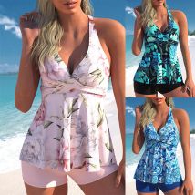 Women's Shorts Large Size Split Bikini Swimsuit Women