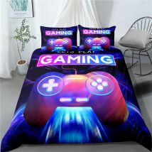 Game controller three making four piece set bedding