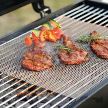 Tapis de barbecue antiadhésif en téflon haute température recherché pour barbecue à poisson grillé 33*40cm