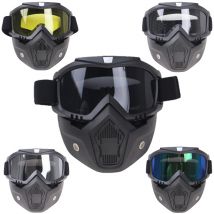 Masque anti-poussière coupe-vent pour moto Lunettes tactiques pour moto Lunettes de moto tout-terrain