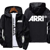 Mens Clothing Fashion Hooded Windbreaker Arri Print Cycling Thin Reflective Skin Adventure Travel Coat Jacket Men