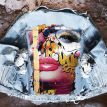 women's fashion loose casual denim jacket  denim jacket