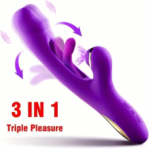 Masturbateur féminin, tapotant, suçant, léchant la langue, stimulant la tige vibrante, produits sexuels pour adultes