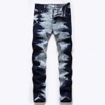 Vêtements pour hommes, pantalons en denim slim, jeans fantaisie de rue