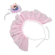 Ensemble de tenue d'anniversaire pour animaux de compagnie Ensemble de couronnes et de colliers délicats et réglables pour costume de chat et de chien