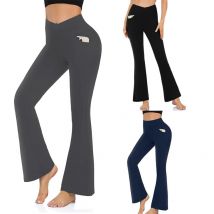 Pantalon taille haute pour femmes, pantalon de yoga, leggings de sport, fitness