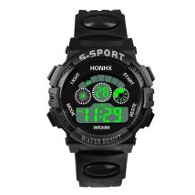 Montre pour enfants Montre électronique pour enfants pour étudiants hommes et femmes Montre multifonctionnelle lumineuse à LED Montre électronique licorne