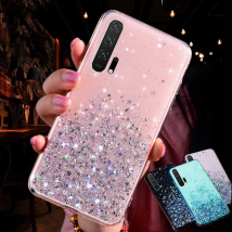 Coque scintillante à paillettes pour Huawei, compatible modèles P50 Pro, P30, P20, P40 Lite, Honor 50, SE, 10i, 10 Lite, 8X, 20 Pro, 9X, Mate 20 Lite, Ph
