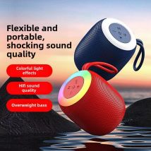 Enceinte sans fil, caisson de basses Bluetooth, mini enceinte portable d'extérieur à volume élevé pour voiture, maison et bureau