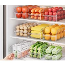 Refrigerator Food Grade Household Drawer Box, Kitchen Storage Special Egg Rack, Transparent Drain And Preservation Box