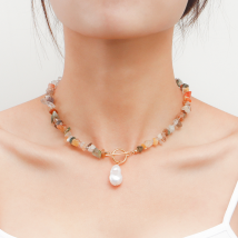 Collier avec pendentif en perles Boho coloré turquoise, collier de perles épais, bijoux pour femmes, cadeau de fête des mères