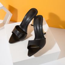 New Pointy Electroplated High Heel Sandals