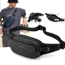 Sac de ceinture de sport de plein air pour hommes, sac de ceinture imperméable pour adolescents, sacs de taille de haute qualité, sac banane 230921