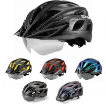 Casque de vélo ROCKBROS, un casque de protection pour adolescents et adultes, avec une visière