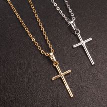 Collier pendentif croix chaîne clavicule collier vintage collier pendentif long collier chaîne commerce extérieur homme collier vente en gros