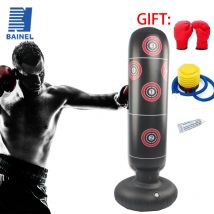 Sac de frappe gonflable en PVC pour adultes et enfants, sac de sable pour entraînement de boxe, sac de sable anti-stress