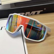 Lunettes de ski coupe-vent à grande monture pour randonnée et cyclisme en plein air, lunettes de soleil de pêche, lunettes de soleil colorées