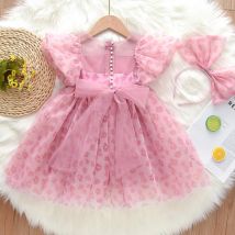 Mère et enfants robe d'été pour filles robe pour enfants Super fée trésor pongé gaze robe d'été filles robe de princesse