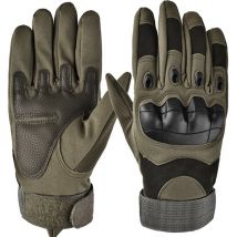 Gants tactiques Gants spéciaux demi-doigts tactiques de combat pour hommes gants longs doigts antidérapants à coque souple pour escalade en plein air