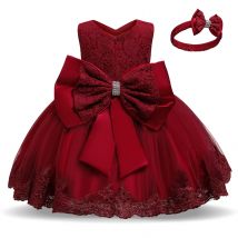 2023 Nouvelle Mode Mariage Fête D'anniversaire Robe De Noël Robe Pour Fille 1-5 Ans Filles Robe Élégante Tutu Robes Enfants Vêtements