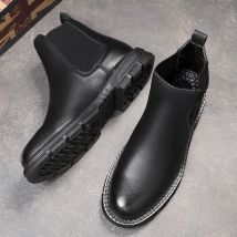 Bottes d'hiver en cuir pour hommes Bottes pour hommes