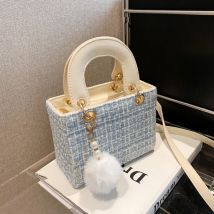 Special-Interest Design Woolen Bag Women's Bag 2023 New Fashion Best-Seller All-Match Messenger Bag Popular Super Hot Diana Bag