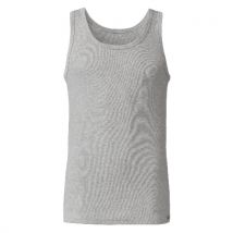 Doppelpack Achselshirt aus reiner Bio-Baumwolle, grau-meliert 6