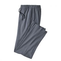 Pyjamahose aus reiner Bio-Baumwolle, graphit XXL