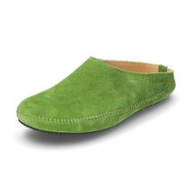 Pantoffel aus Leder, linde 40