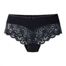 Panty mit Spitze, onyx 42