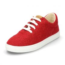 Sneaker, rot-meliert 42