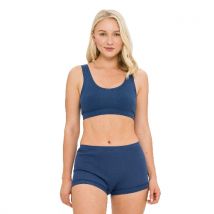 Bustier aus Bio-Baumwolle mit Elastan, saphir 38