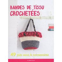 Bandes de tissu crochetées
