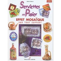 Serviettes en papier : Effet mosaïque sur tout support (Référence)