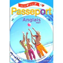 Passeport Anglais langue 1 : De la 4e à la 3e (Cahier Vacances)
