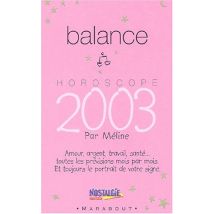 Horoscope 2003 : Balance