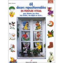 Decors en peinture vitrail repositionnable