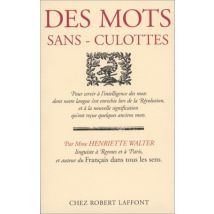 Des Mots sans-culottes