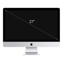 Apple iMac 27" 5K Display, (2015) 4,00 GHz i7 3 TB Fusion Drive 24 GB argento - Ricondizionato - ottimo - Grade A