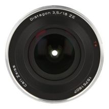 Zeiss Distagon T* 3.5/18 ZE con Canon EF Mount nero - Ricondizionato - ottimo - Grade A