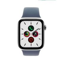 Apple Watch Series 5 GPS + Cellular 44mm acciaio inossidable cinturino Sport blu - Ricondizionato - ottimo - Grade A