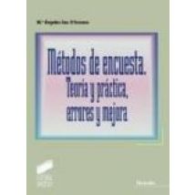 Metodos De Encuesta: Teoria Y Practica Errores Y Mejora