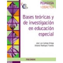 Bases Teoricas Y De Investigacion En Educacion Especial