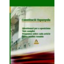 Constitucio Espanyola: Questionari Per A Oposicions