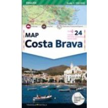 Mapa Costa Brava (ingles)